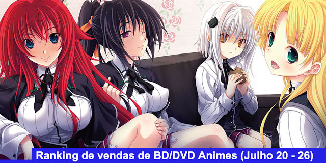 Ranking semanal: Vendas BD/DVD de Animes (Julho 30 - Agosto 05) -  IntoxiAnime