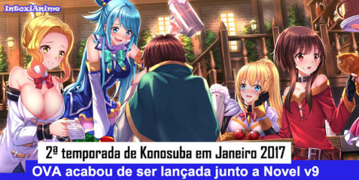 Segunda temporada de Konosuba chega em janeiro de 2017