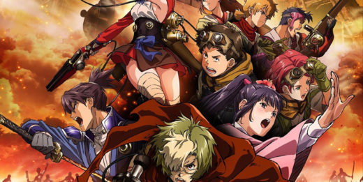 Imagem promocional do jogo de Kabaneri of the Iron Fortress