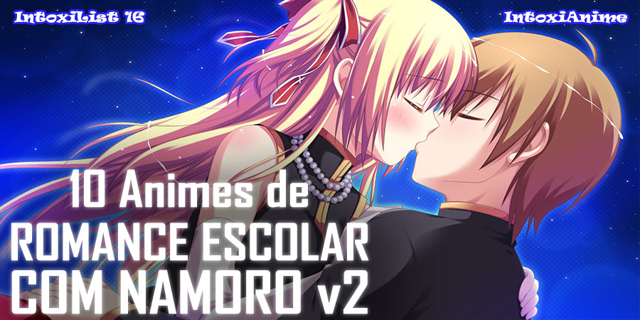 10 MELHORES ANIMES DE ROMANCE COM BEIJO E CONFISSÃO ! 