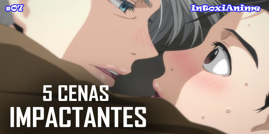 anime romantico beijo