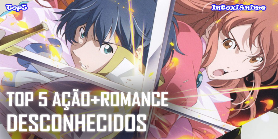 Top 5 Melhores Animes DESCONHECIDOS Ação+Romance 