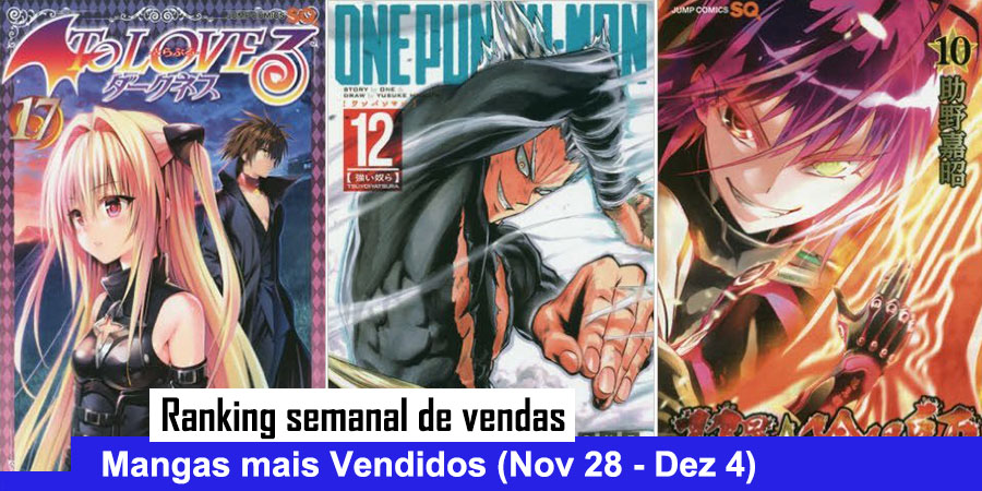 Vendas de BD/DVD de Animes (Novembro 21 - 27) - Ranking Semanal -  IntoxiAnime