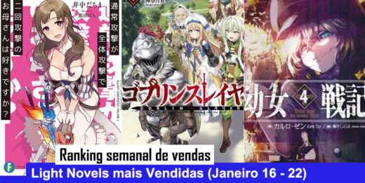 Ranking semanal de vendas de Light Novels (Dezembro 22 - 28) - IntoxiAnime