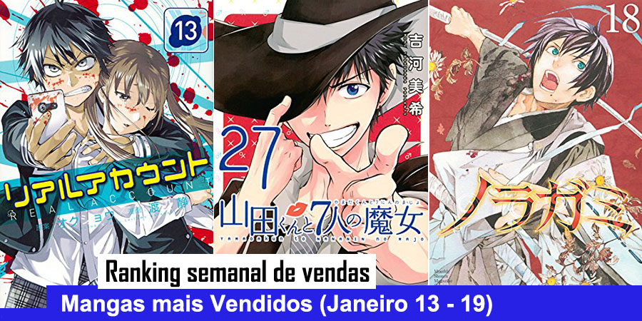 Mangás mais Vendidos (Fevereiro 21 – 27) - IntoxiAnime