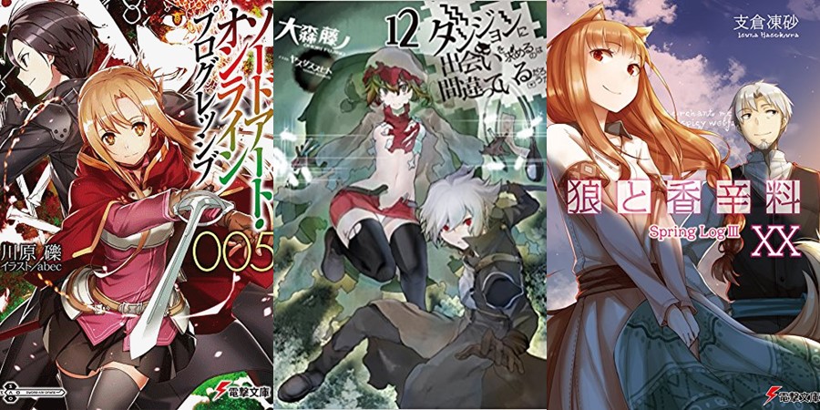 Ranking Semanal: Vendas de Light Novels (Dezembro 12 - 18