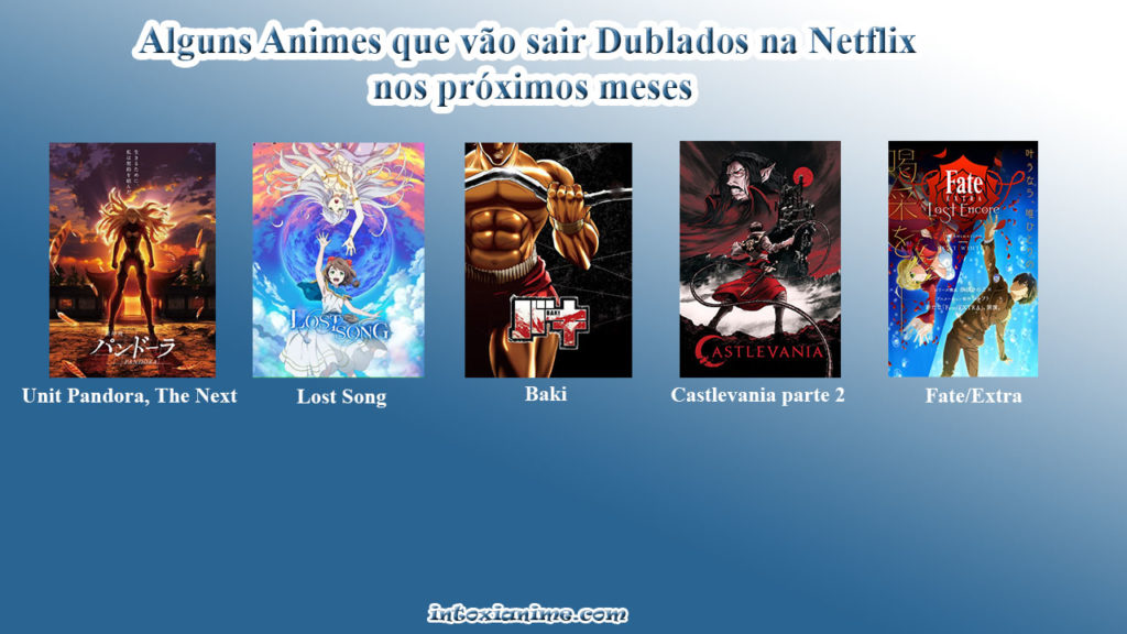 NETFLIX Animes Dublados 2022 Lista Completa 