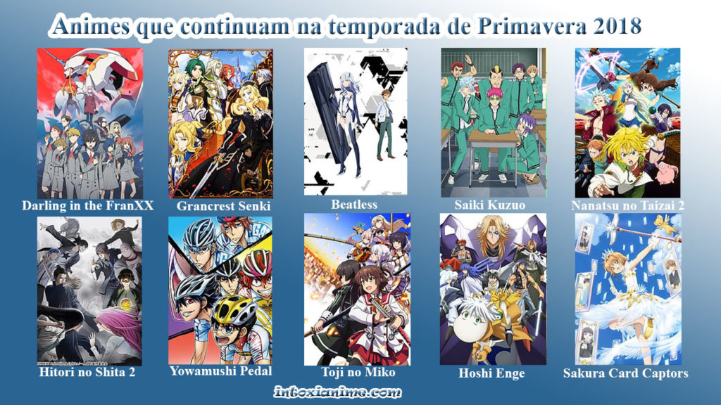 Confira a lista de animes que estreiam em Janeiro de 2018 - Duas