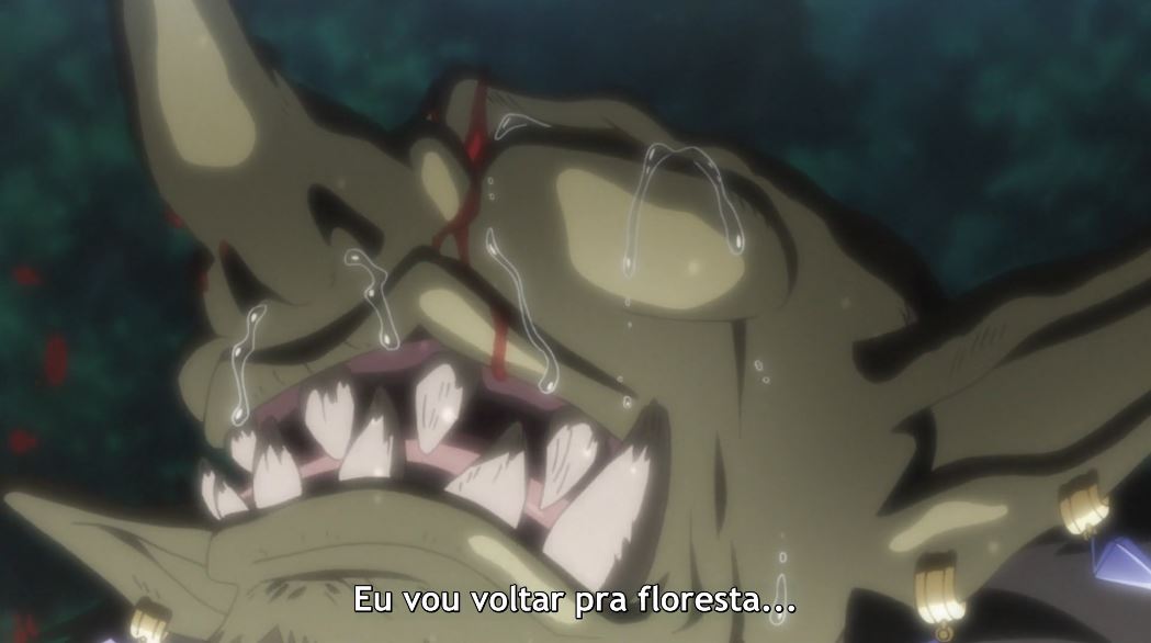 O grito forte assustou os Goblins #animes #animescene #animesad