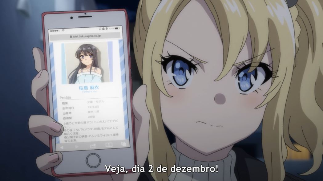 Seishun Buta Yarou - Arco da estudante universitária será adaptado