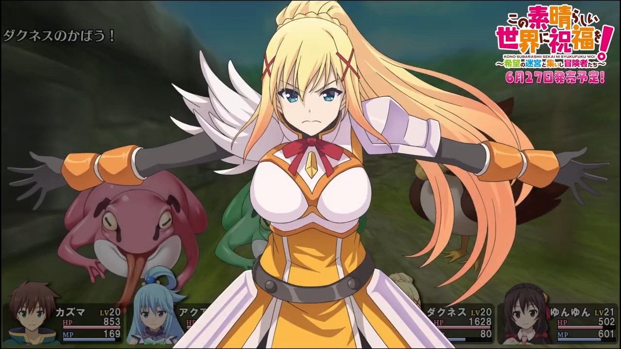 Jogo de Konosuba ganha trailer de gameplay com animações dos personagens -  IntoxiAnime