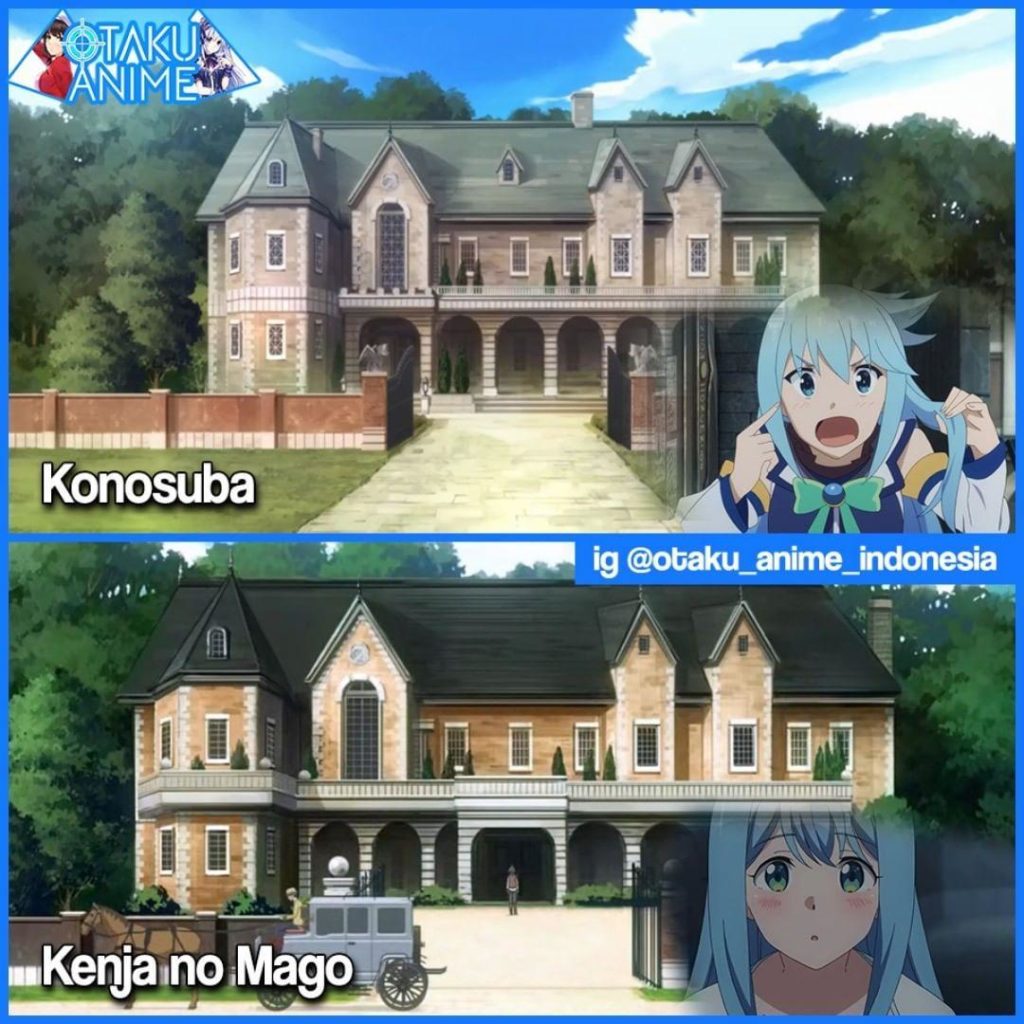 Kenja no Mago está no mundo de Konosuba ou o estúdio é só