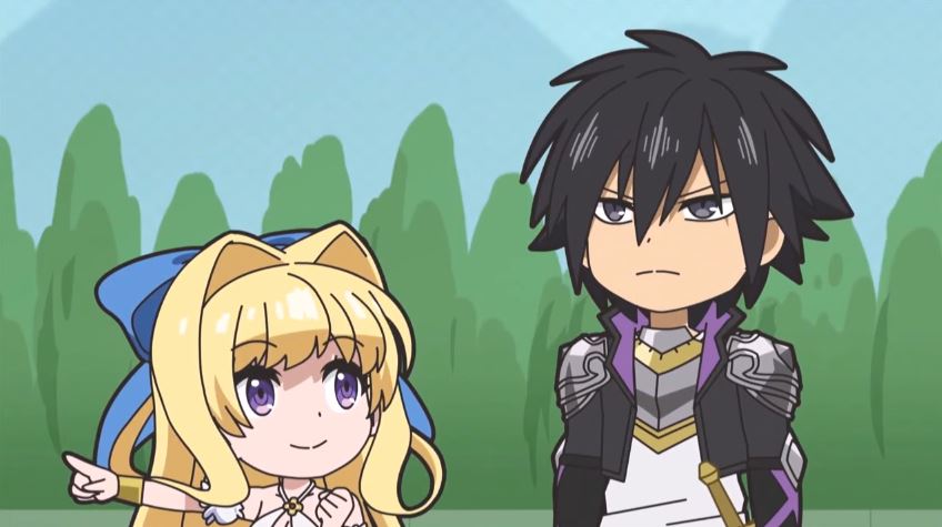 Protagonistas de Shinchou Yuusha dão as caras em Isekai Quartet