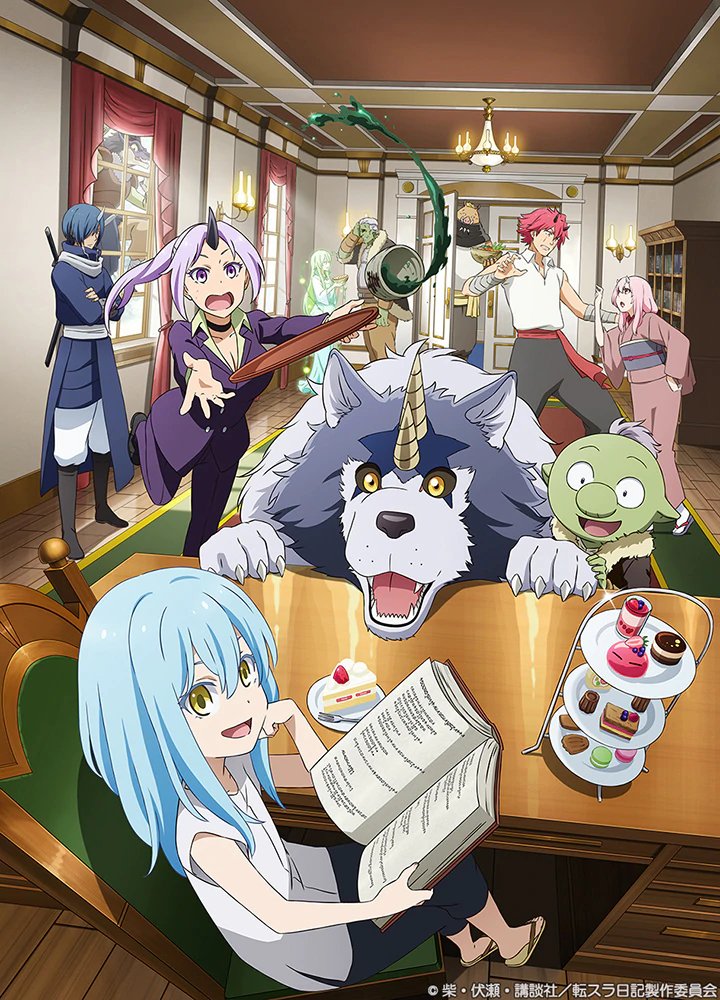 Reincarnated as a Slime - 3ª temporada ganha previsão de estreia e