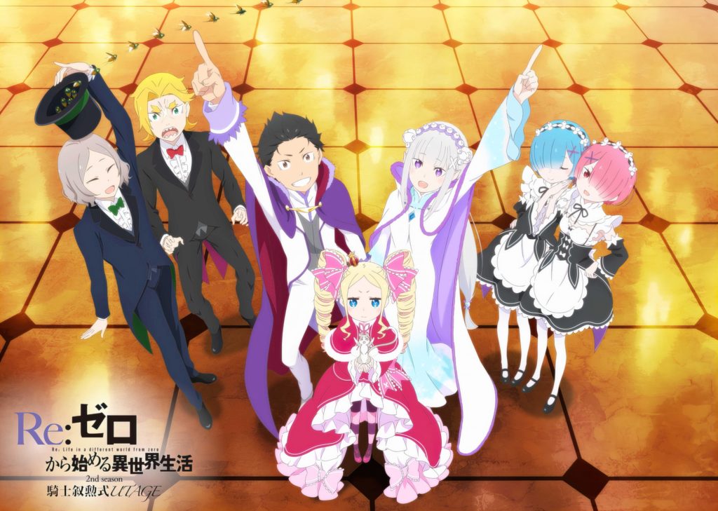 Autores de Re: Zero celebraram o fim da segunda temporada anime