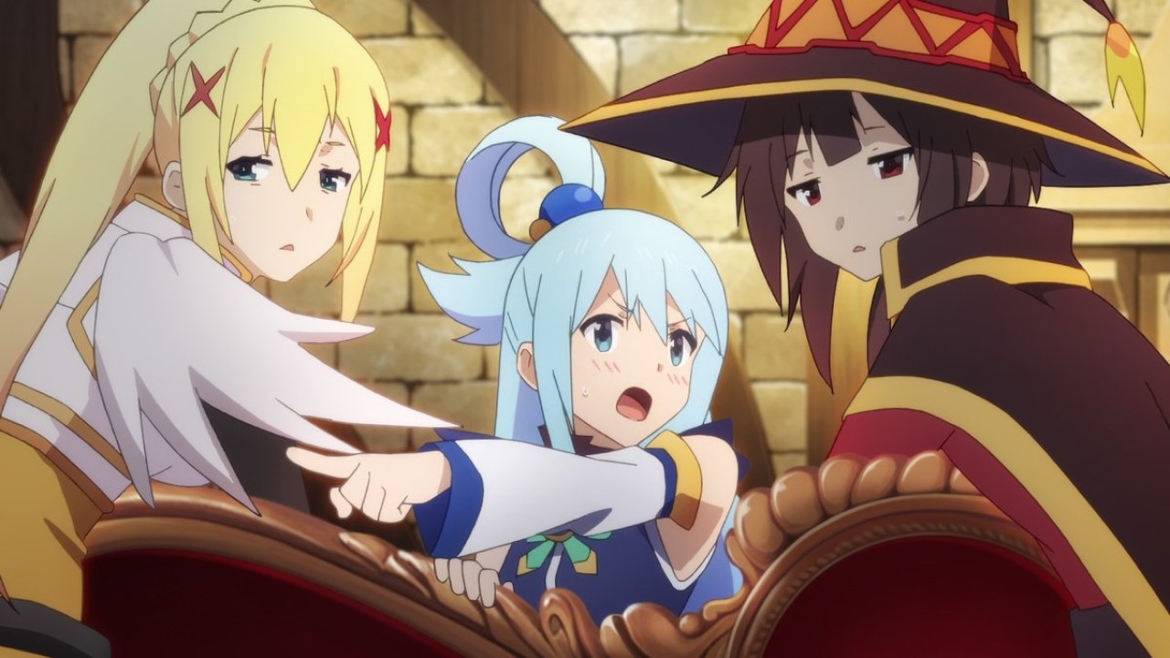 Trailer do último volume da novel de Konosuba