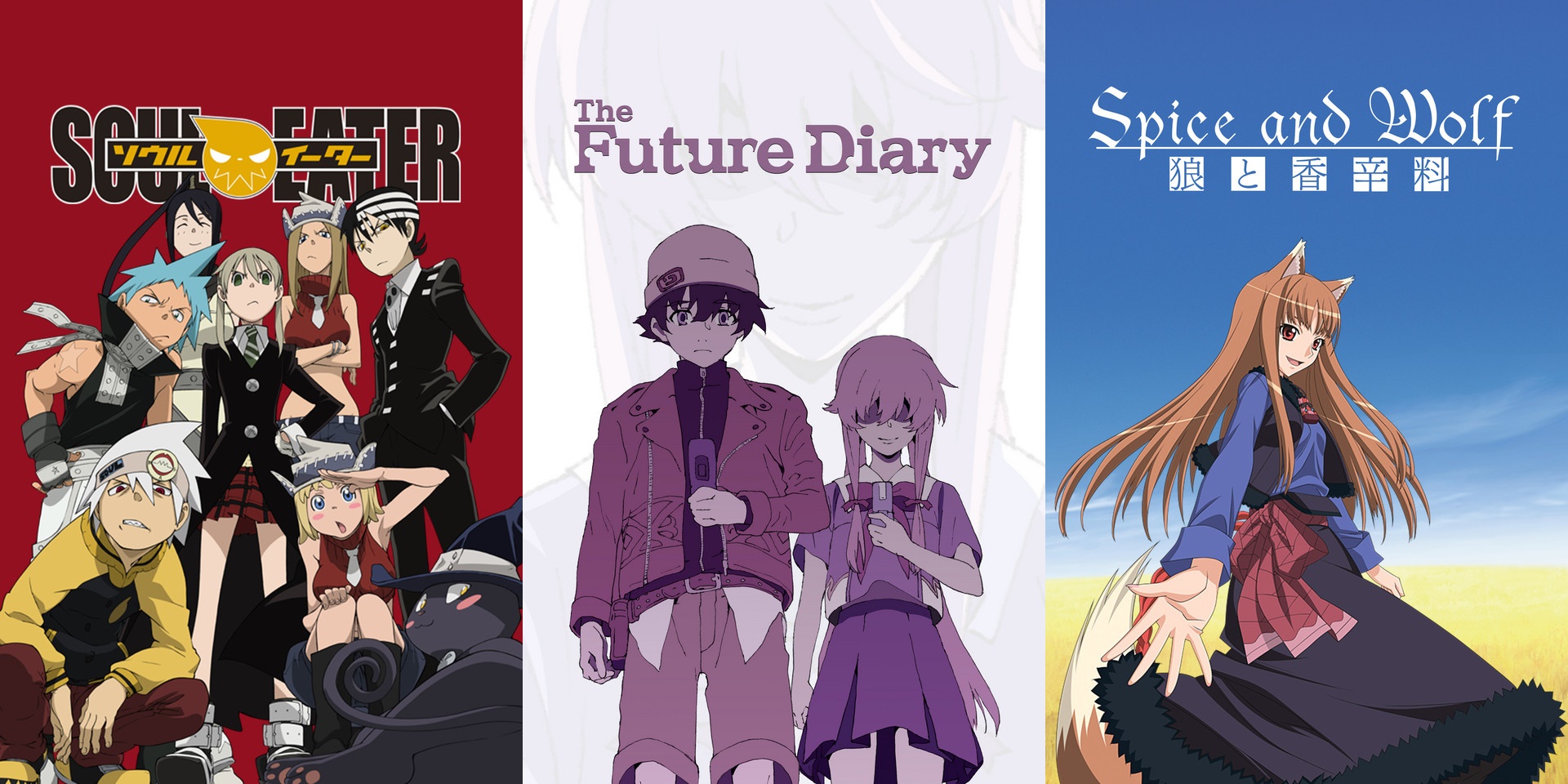 Mirai Nikki, Soul Eater e outros 3 animes ganham dublagem pela