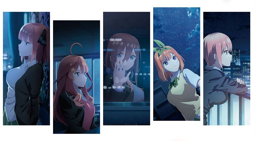 Gotoubun no Hanayome – 2º temporada ganha trailer com OP e data de