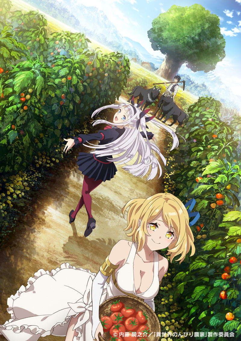 Isekai Nonbiri Nouka – Anime do fazendeiro com harém gigante ganha