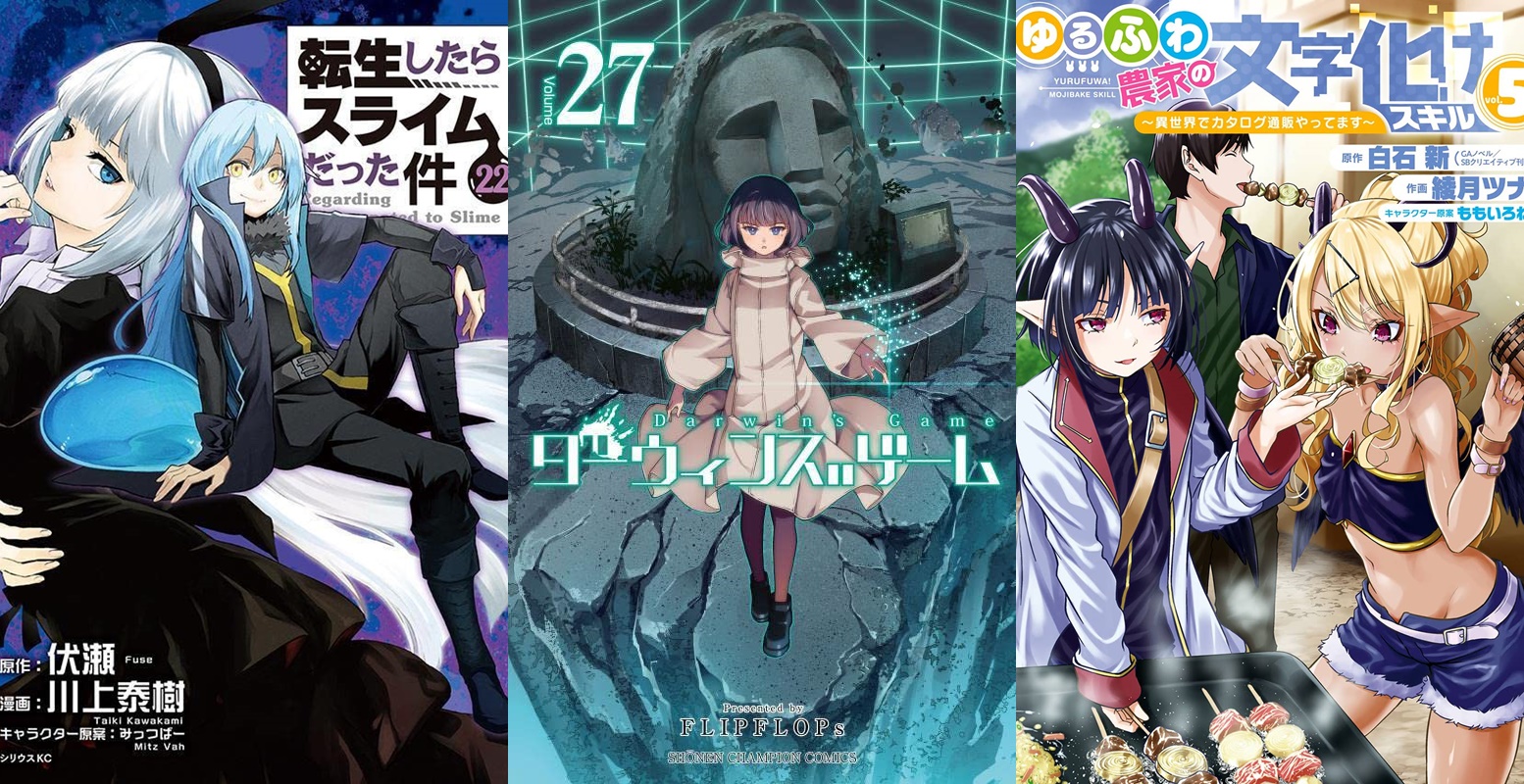 TOP vendas light novel no Japão – 27 de Dezembro a 2 de Janeiro 2022