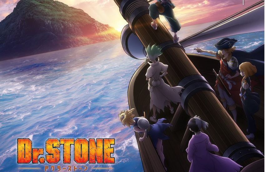 Dr. Stone revela visual inédito da 3ª temporada