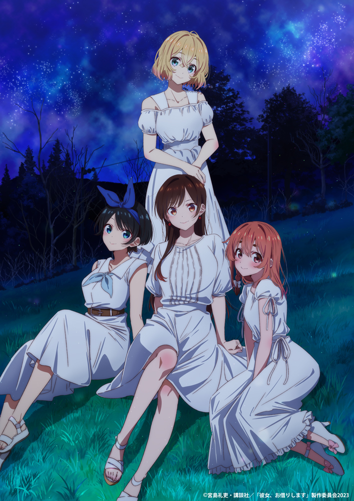 Animes In Japan 🎄 on X: INFO Ilustração especial para celebrar a  transmissão do 4° episódio da 2ª temporada do anime de Kanojo,  Okarishimasu (Rent A Girlfriend) feita por Kanna Hirayama, designer