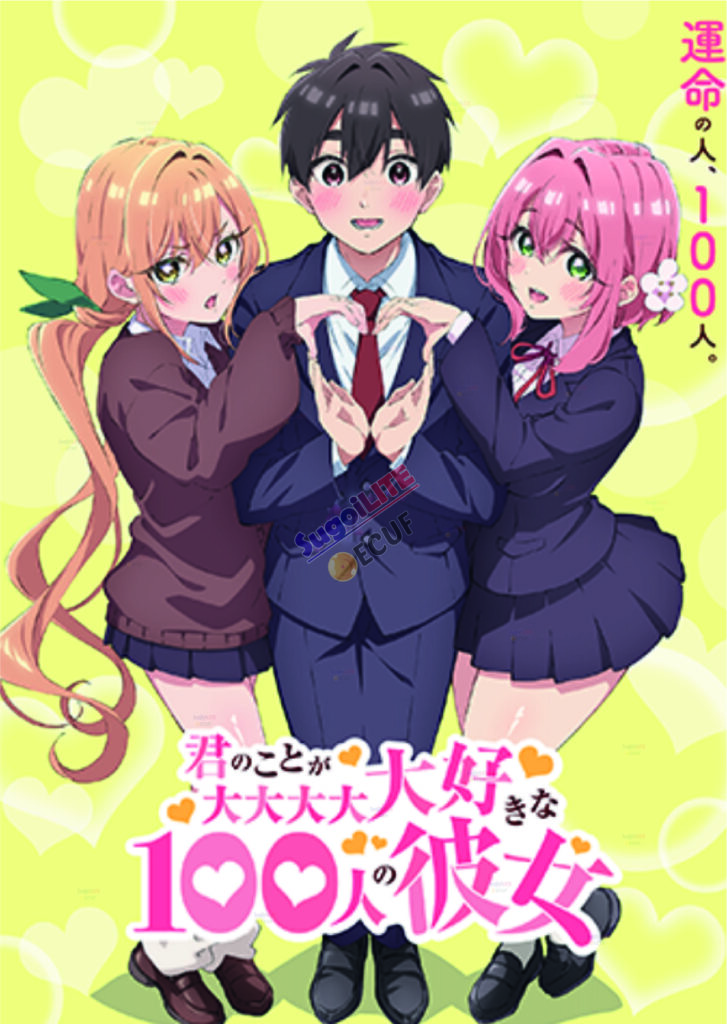 parte 2 ) O anime das 100 namoradas começou!😂😂😂 