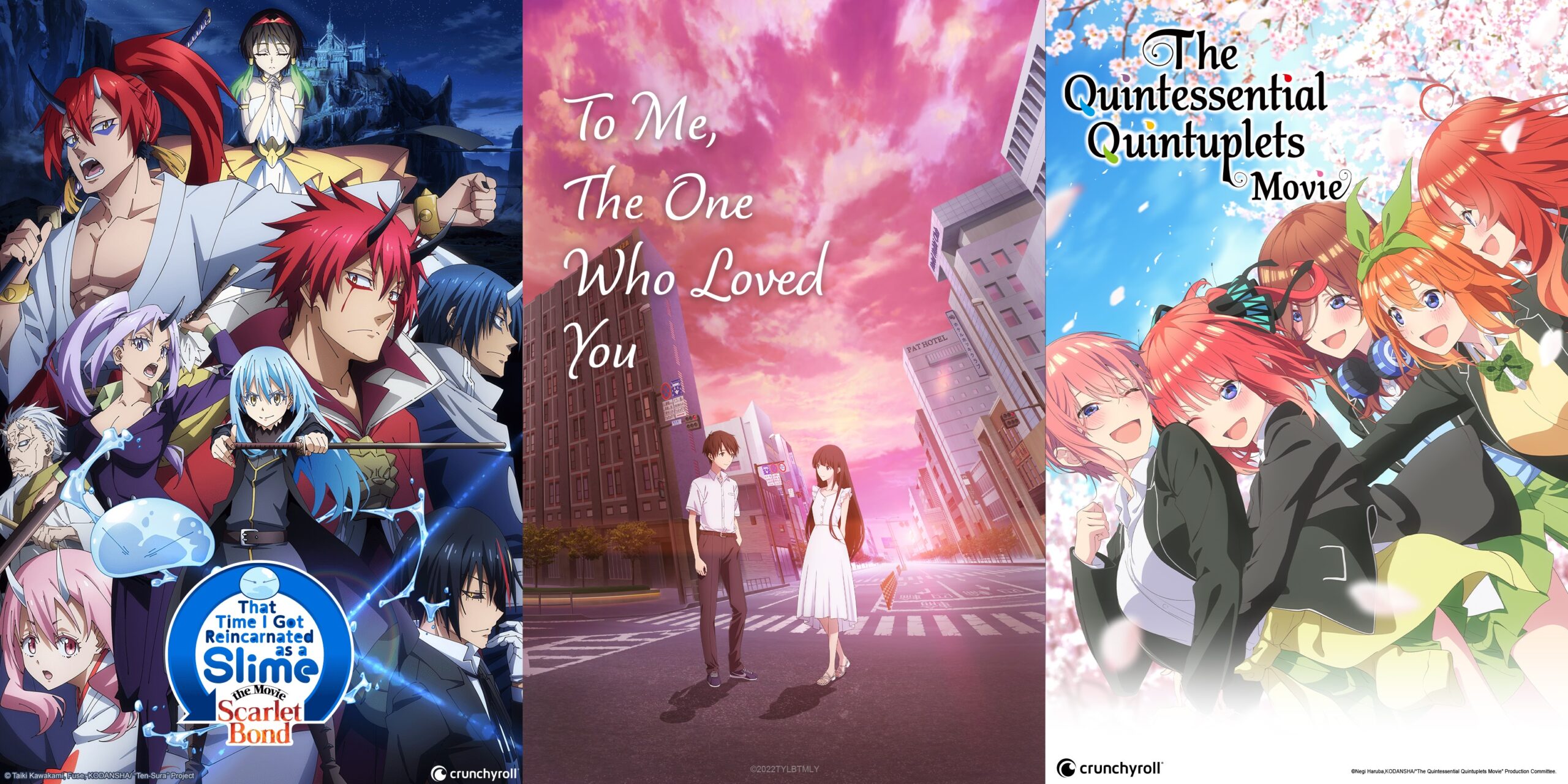 Gotoubun, Slime Shitara e outros 3 filmes chegam pela Crunchyroll -  IntoxiAnime