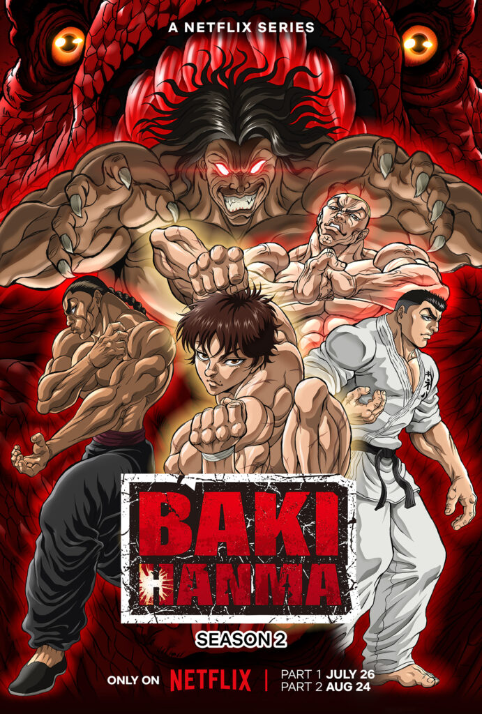 Baki faz todos a sua volta de reféns #anime #Baki #bakihanma
