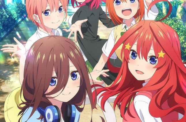 Gotoubun no Hanayome - Visual e data de estreia do filme são